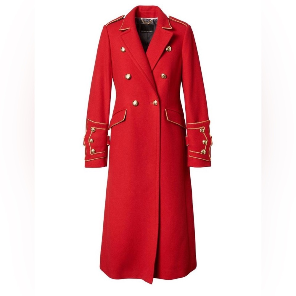 Banana Republic x Olivia Palermo
Italian Melton Wool-Blend Long coat